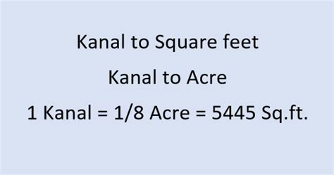 kanal to sq ft|1 kanal in square meter.